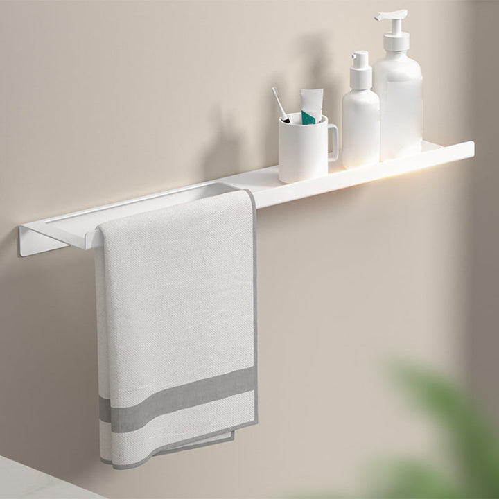 BowLift | Modern White Bathroom Accessories Set Bathroom Shelf Paper Holder Bathroom Accessories Kit