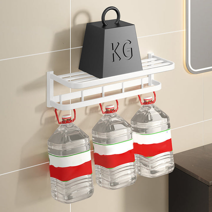 BowLift | Modern White Bathroom Accessories Set Bathroom Shelf Paper Holder Bathroom Accessories Kit