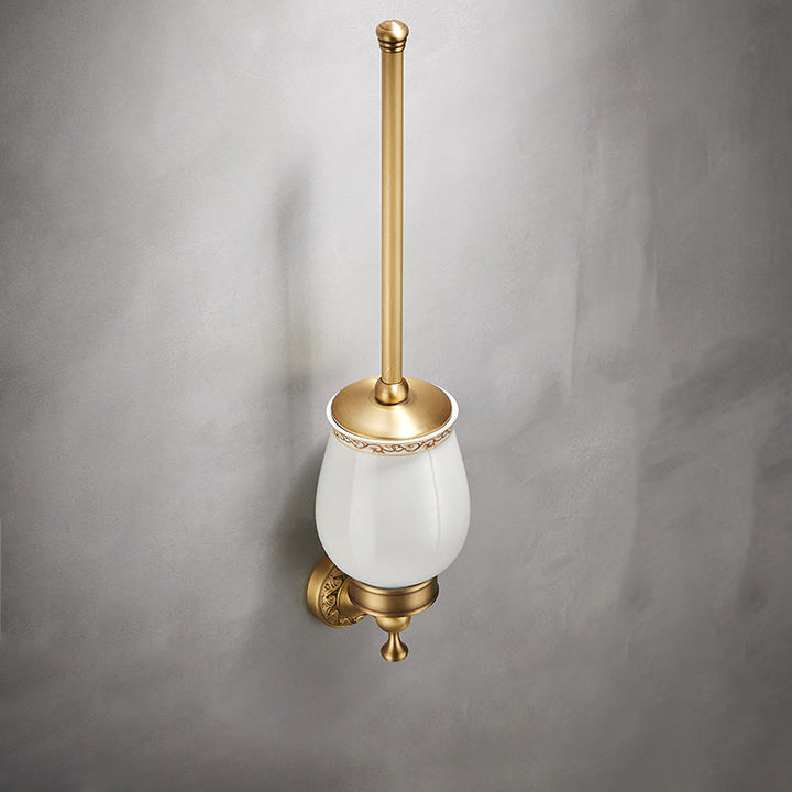 BowLift | Modern Bathroom Accessory Set Paper Holder Bathroom Shelf Gold Bathroom Fittings Set