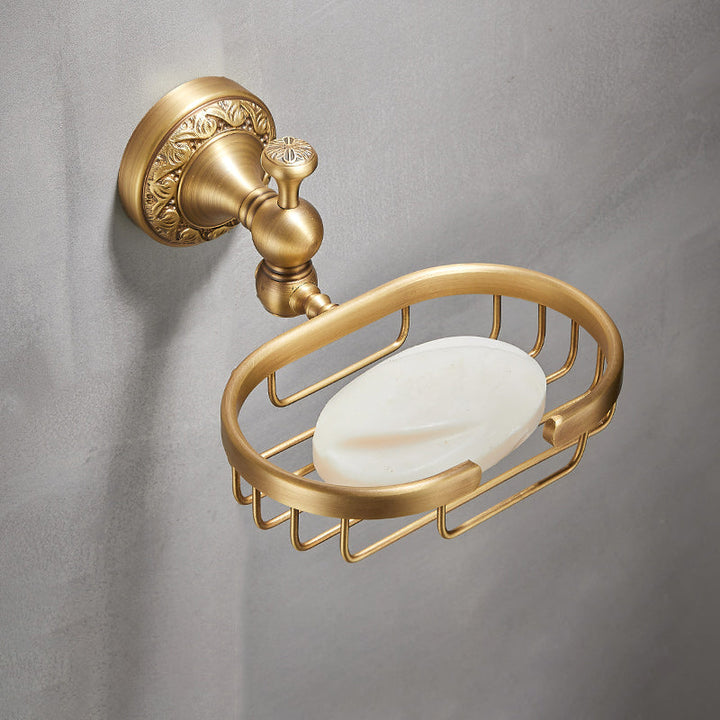 BowLift | Modern Bathroom Accessory Set Paper Holder Bathroom Shelf Gold Bathroom Fittings Set