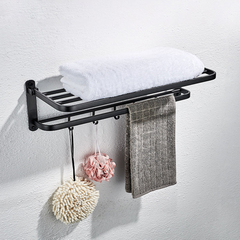 BowLift | Modern black bathroom accessory set towel holder bathroom shelf bathroom faucet set