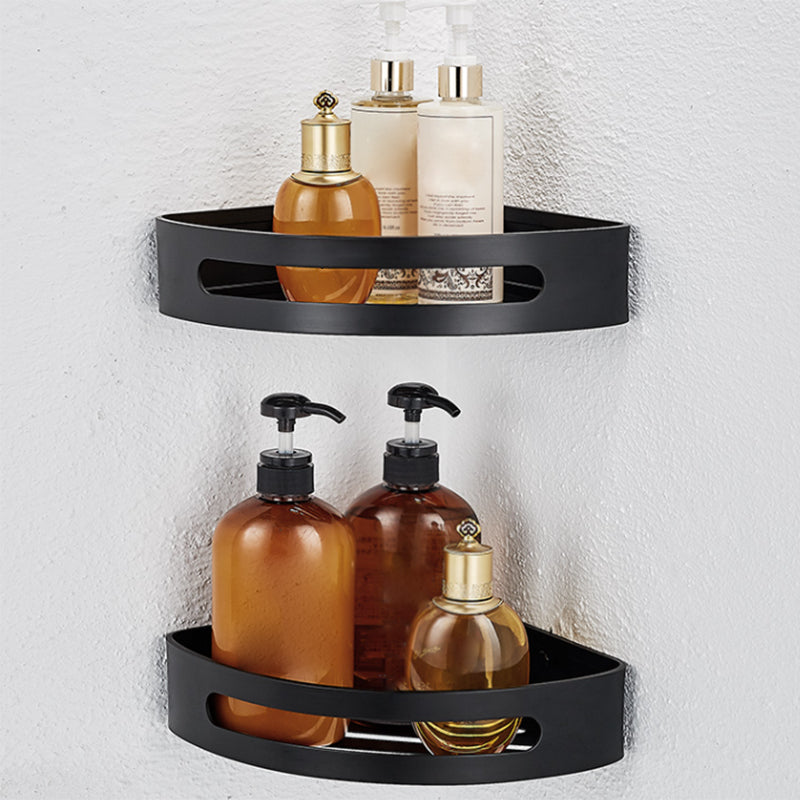 BowLift | Modern black bathroom accessory set towel holder bathroom shelf bathroom faucet set