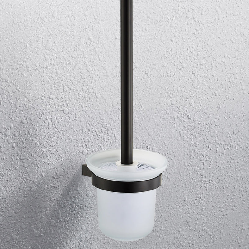 BowLift | Modern black bathroom accessory set towel holder bathroom shelf bathroom faucet set