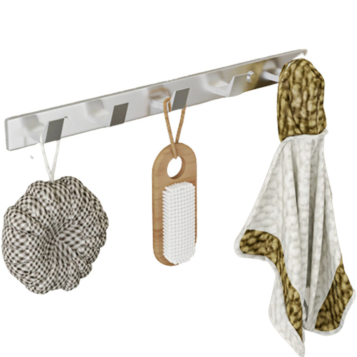 BowLift | Modern Bathroom Accessories Set Silver Bathroom Shelf Towel Holder Bathroom Accessories Kit