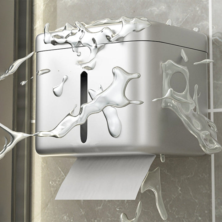 BowLift | Modern Bathroom Accessories Set Silver Bathroom Shelf Towel Holder Bathroom Accessories Kit