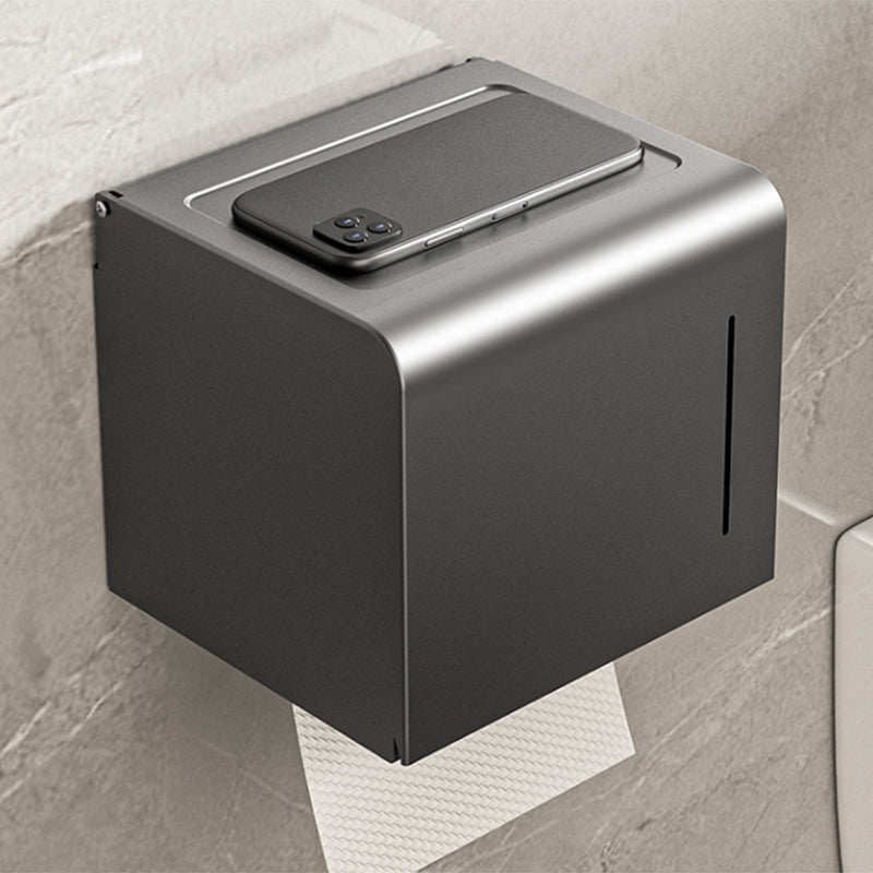 BowLift | Modern bathroom accessory set Bathroom shelf Towel bar gray bathroom accessory set