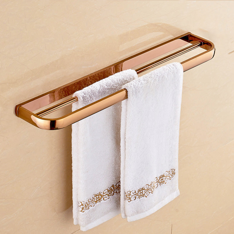 BowLift | 6-piece Bathroom Accessory Set Vintage Brass Bath Hardware Set