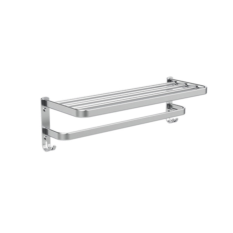 BowLift | 7-piece Bathroom Accessory Set Modern Aluminum Bathroom Set in Silver