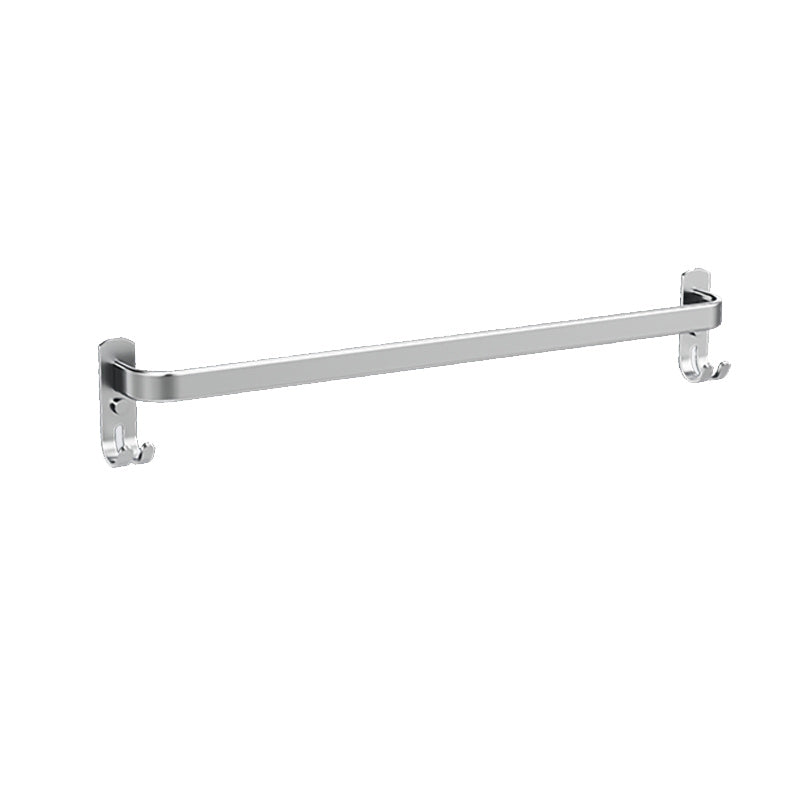 BowLift | 7-piece Bathroom Accessory Set Modern Aluminum Bathroom Set in Silver