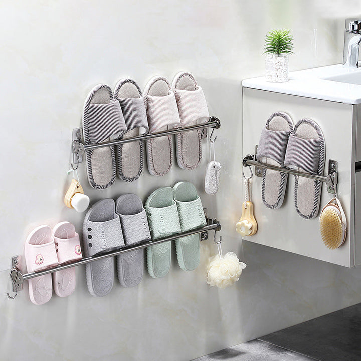 BowLift | 3-piece Stainless Steel Bathroom Accessory Set Modern Chrome Object Stand