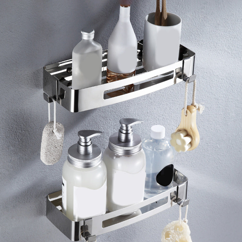 BowLift | Modern Stainless Steel Bathroom Accessory Set Rectangular & Triangle Bathroom Shelf