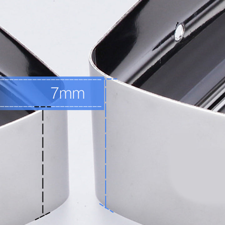 BowLift | Modern Stainless Steel Bathroom Accessory Set Rectangular & Triangle Bathroom Shelf