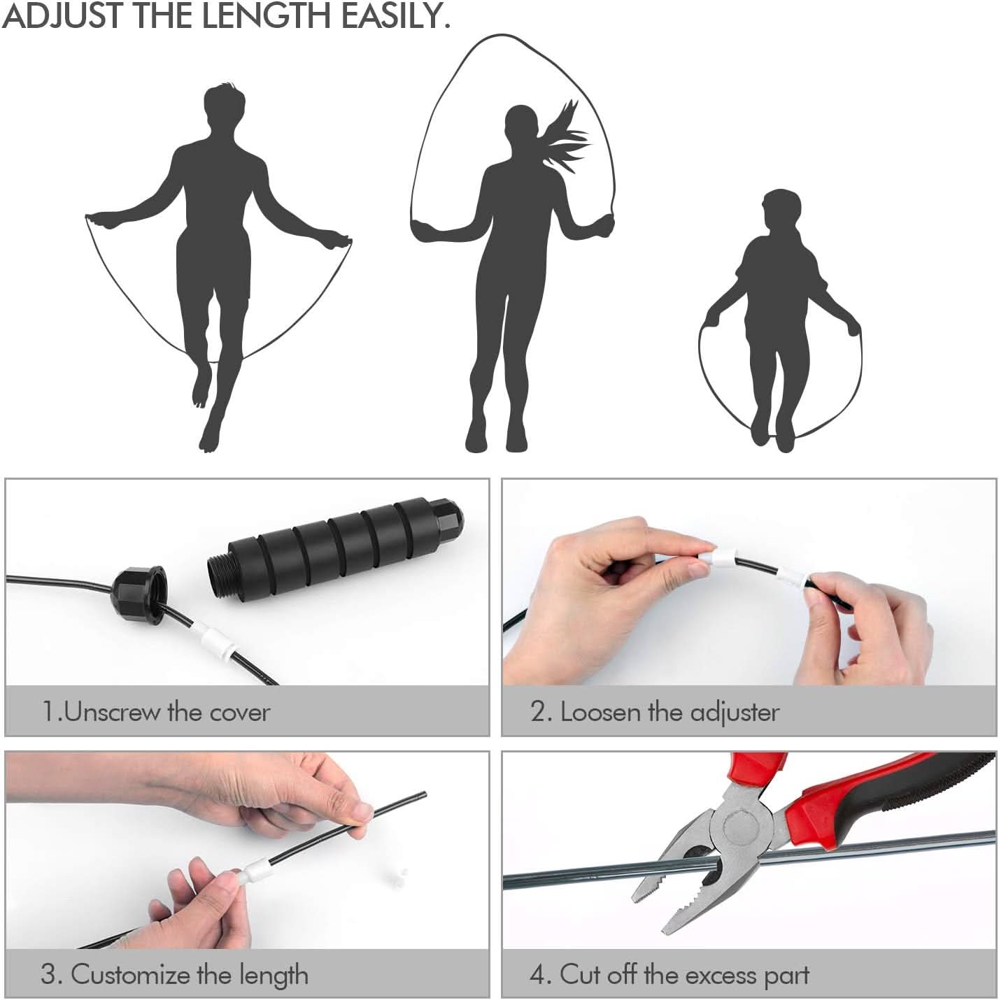 BowLift | Adjustable skipping rope with Tangle-Free technology