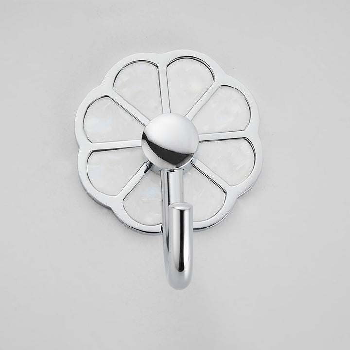 BowLift | Polished 10-piece bathroom accessory set metal corrosion-resistant bathrobe hooks