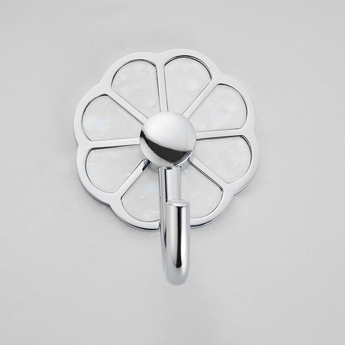 BowLift | Polished 10-piece bathroom accessory set metal corrosion-resistant bathrobe hooks
