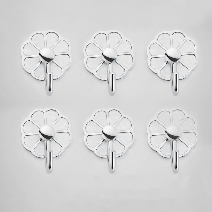 BowLift | Polished 10-piece bathroom accessory set metal corrosion-resistant bathrobe hooks