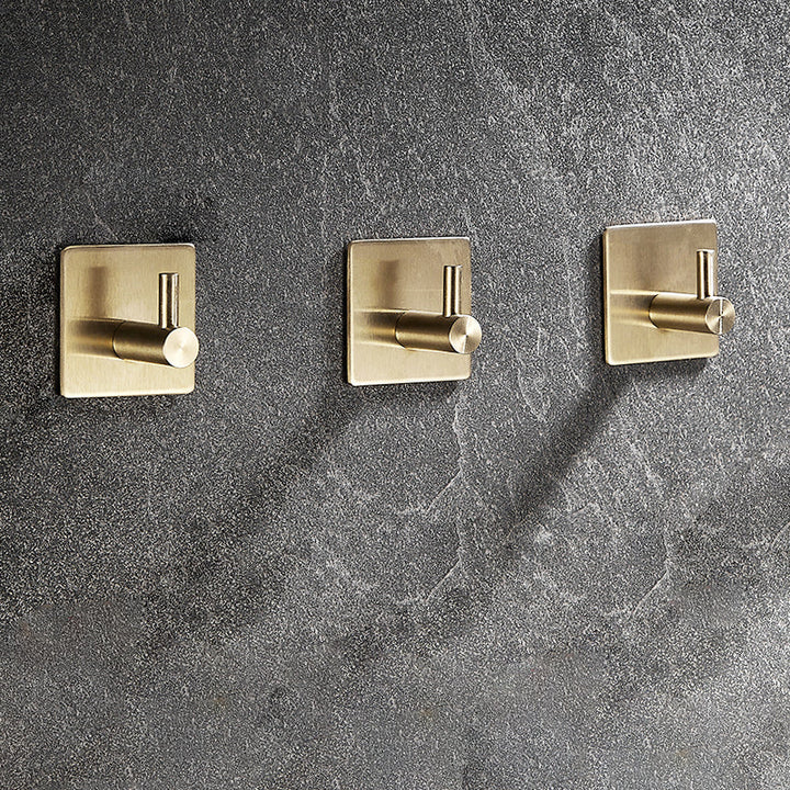 BowLift | Modern Bathroom Accessory Set Metal Coat Hooks in Polished Chrome/Gold