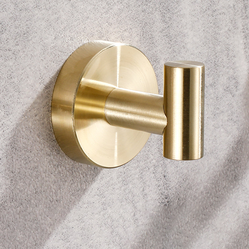 BowLift | Modern Bathroom Accessory Set Metal Coat Hooks in Polished Chrome/Gold