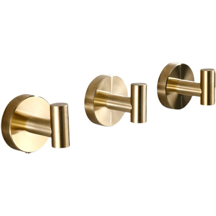 BowLift | Modern Bathroom Accessory Set Metal Coat Hooks in Polished Chrome/Gold