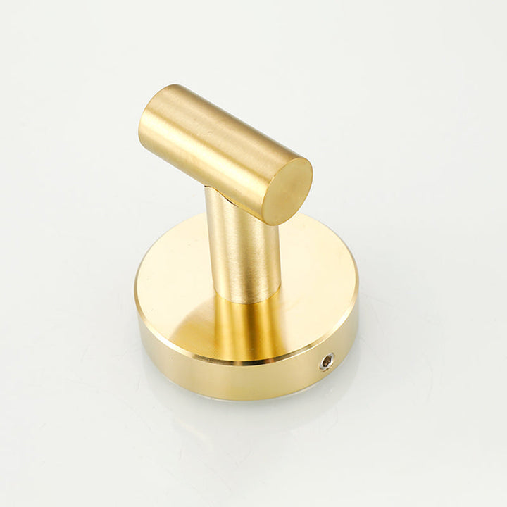 BowLift | Modern Bathroom Accessory Set Metal Coat Hooks in Polished Chrome/Gold