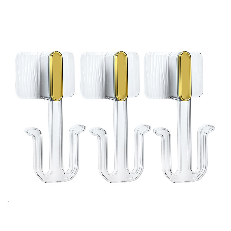 BowLift | 5-piece Bathroom Hardware Set 6.29" high Bathrobe Hooks in Modern Style