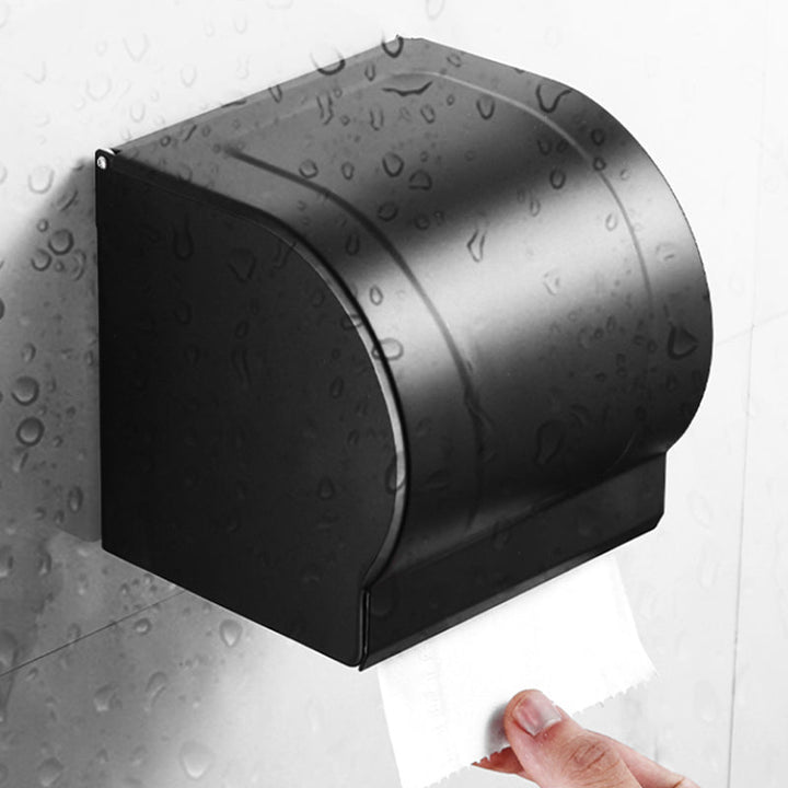 BowLift | Modern Black Bathroom Accessory Set Tissue Holder Towel Bar Bathroom Fittings Set