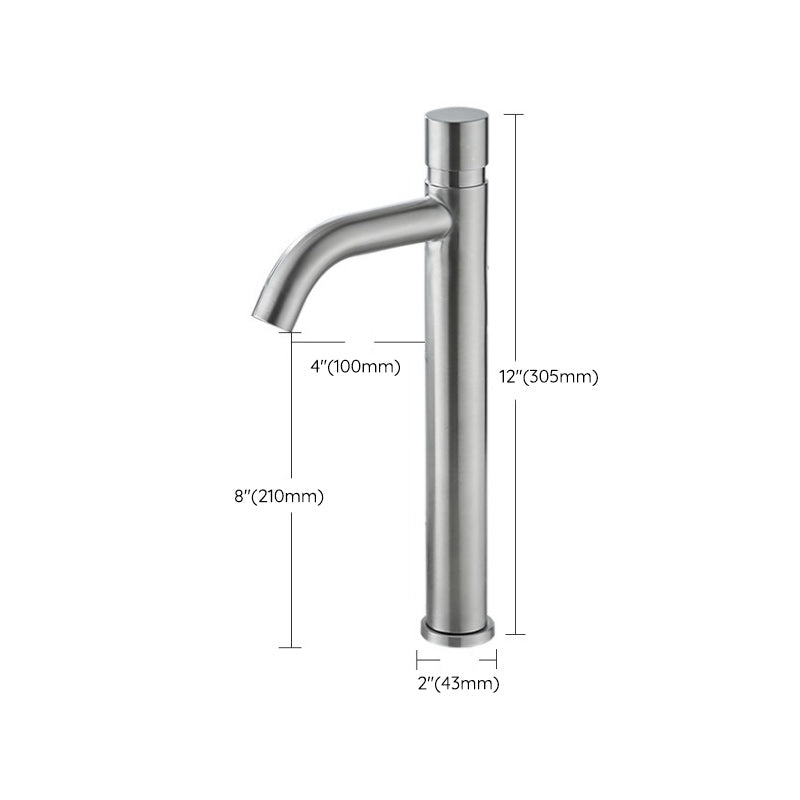 BowLift | Modern Low Arc Basin Faucet with Single Lever Bathroom Sink Faucet