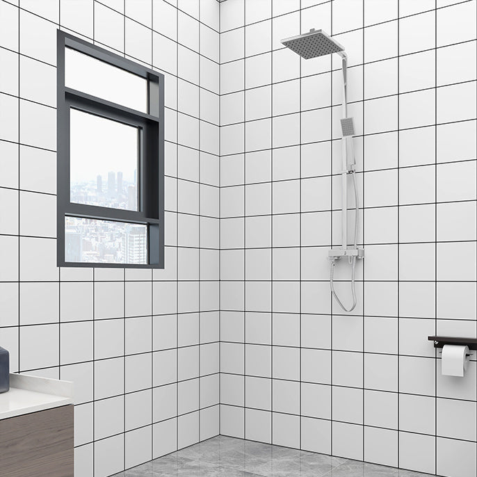 BowLift | Square Grid Mosaic Tiles waterproof Peel-and-Stick Tile for backsplash