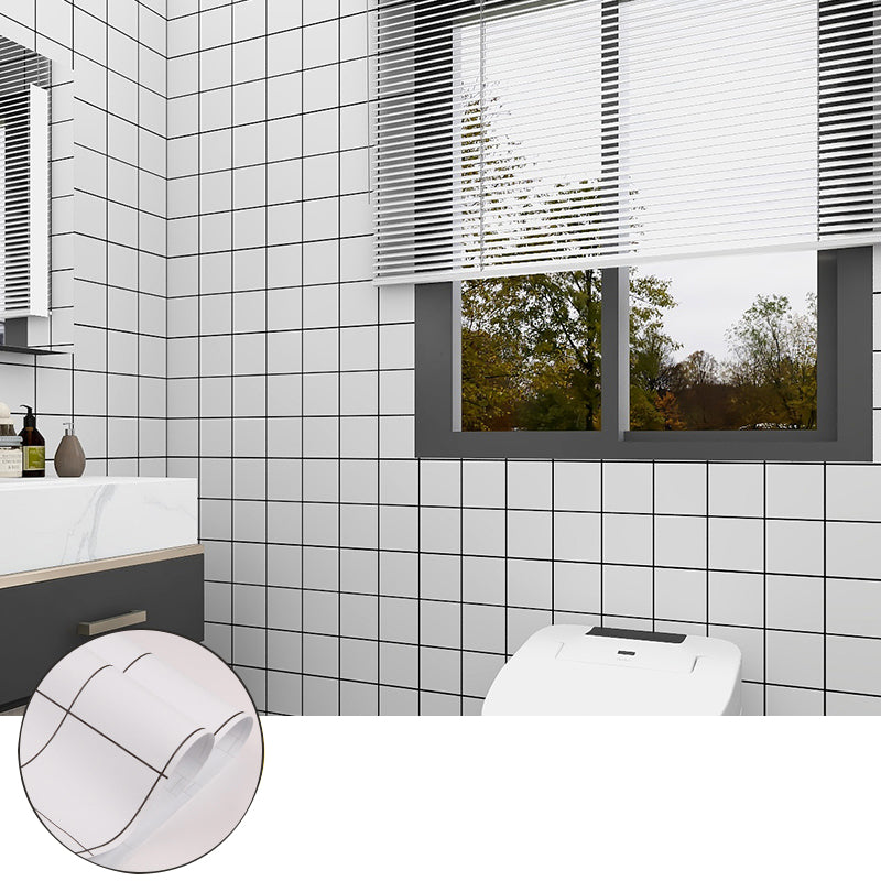 BowLift | Square Grid Mosaic Tiles waterproof Peel-and-Stick Tile for backsplash