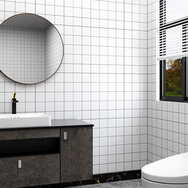 BowLift | Square Grid Mosaic Tiles waterproof Peel-and-Stick Tile for backsplash