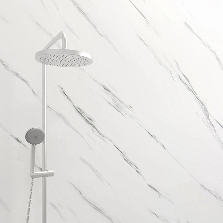 BowLift | Rectangular Marble Pattern Single Plate Waterproof Back Wall Tiles