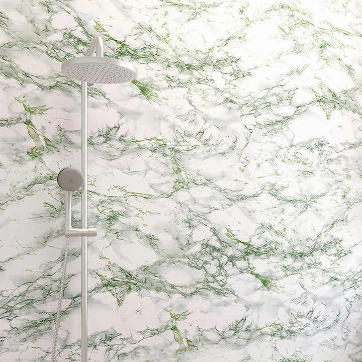 BowLift | Rectangular Marble Pattern Single Plate Waterproof Back Wall Tiles
