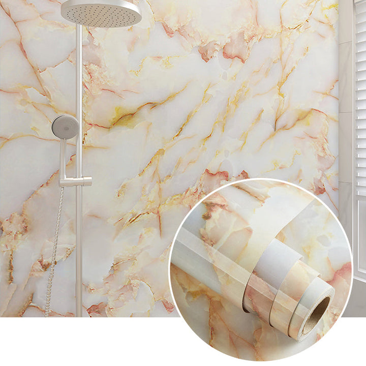 BowLift | Rectangular Marble Pattern Single Plate Waterproof Back Wall Tiles