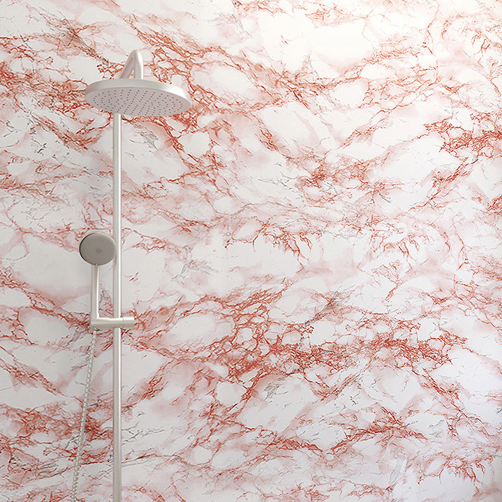 BowLift | Rectangular Marble Pattern Single Plate Waterproof Back Wall Tiles