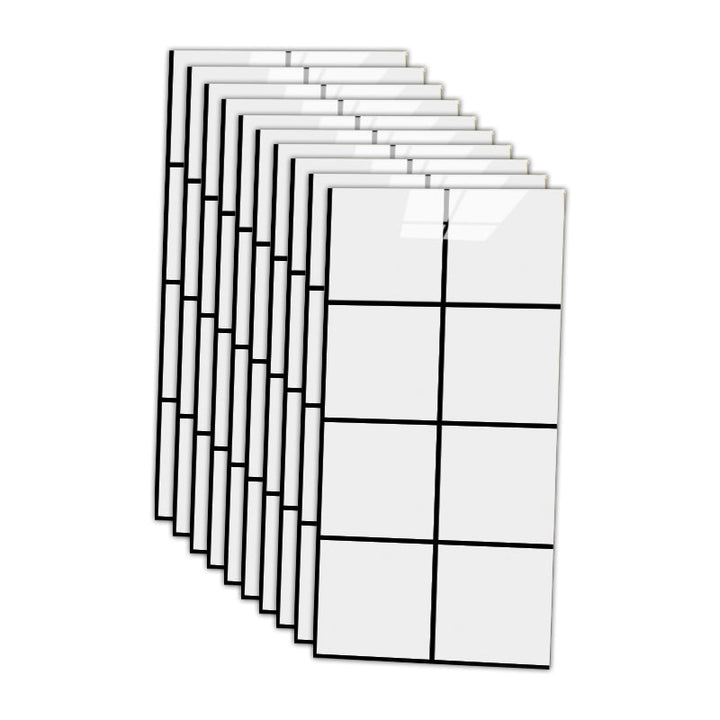 BowLift | 12" x 24" marbling single plate waterproof backsplash wall tile for bathroom