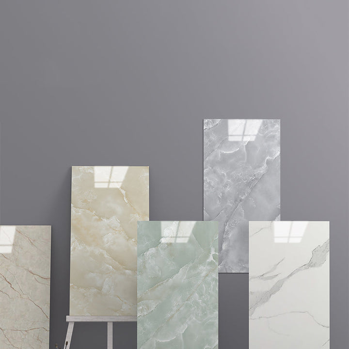 BowLift | 12" x 24" marbling single plate waterproof backsplash wall tile for bathroom