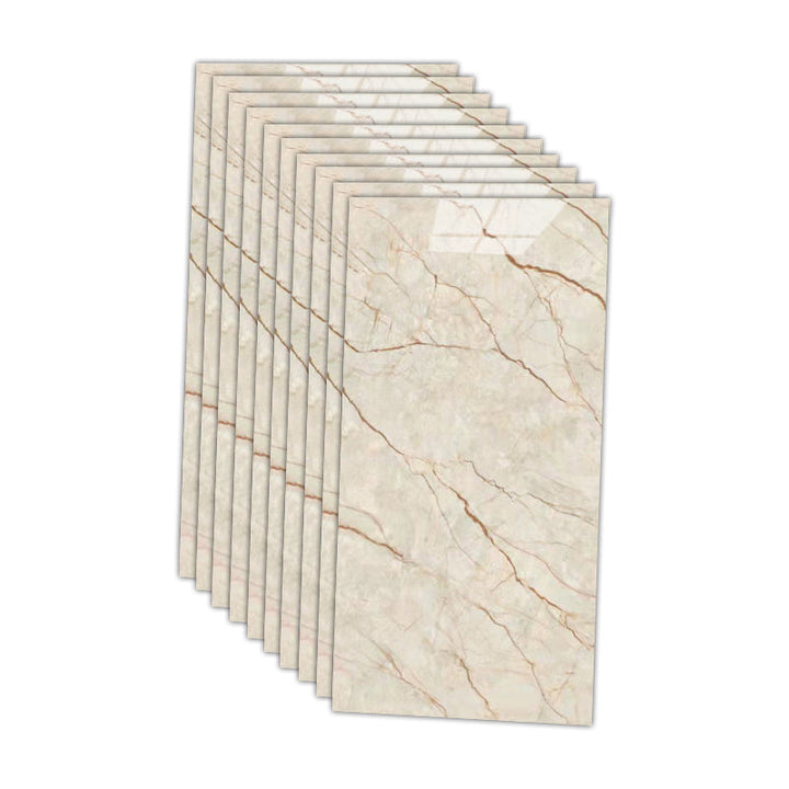 BowLift | 12" x 24" Marbling Single Panel Waterproof Splashback Wall Tile for Bathroom