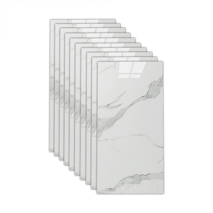 BowLift | Modern Marbling Single Plate Waterproof Back Wall Rectangular Wall Tile