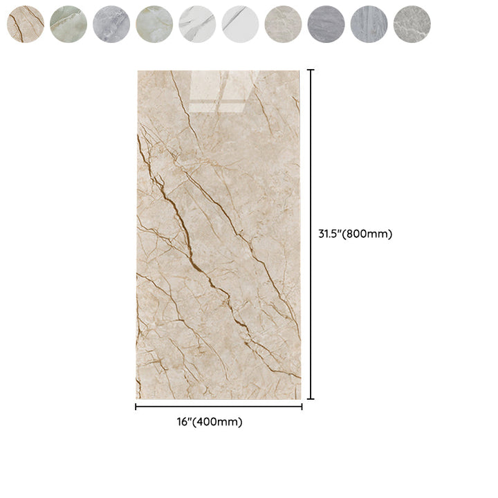 BowLift | Modern Marbling Single Plate Waterproof Back Wall Rectangular Wall Tile