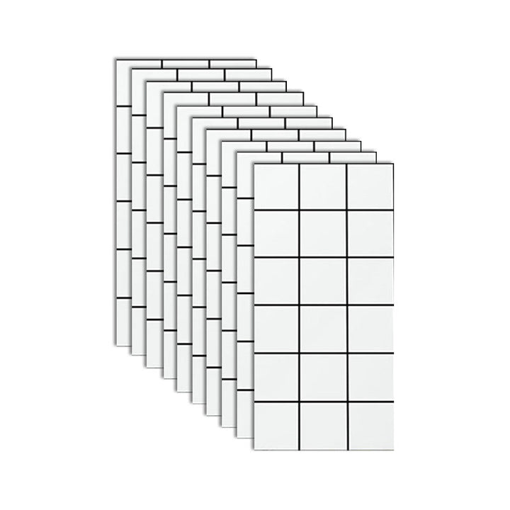 BowLift | Single Tile Wallpaper Rectangular Peel and Stick Tile Backdrop with Stain Resistant