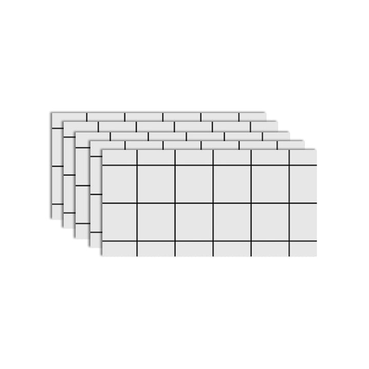 BowLift | PVC Peel and Stick Wall Paneling Rectangular Individual Panels Wallpaper