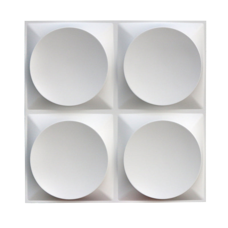 BowLift | Modern Style PVC Wall Panel Living Room Peel and Stick Wall Covering 3D Wall Covering