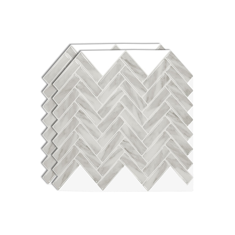 BowLift | Square Peel & Stick Mosaic Tile Herringbone Peel and Stick Wall Tile