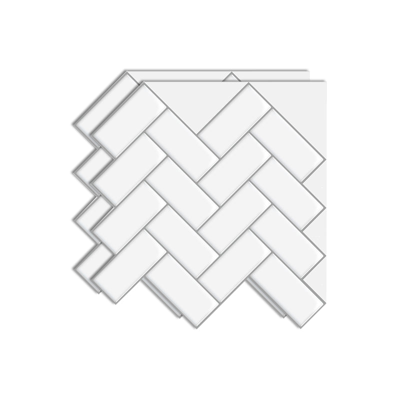 BowLift | Square Peel & Stick Mosaic Tile Herringbone Peel and Stick Wall Tile