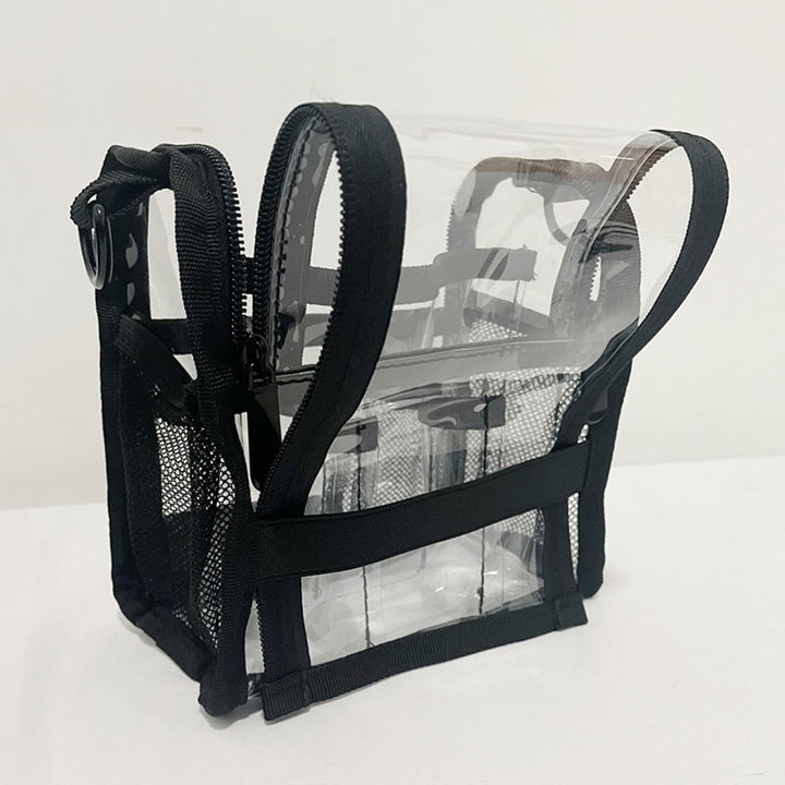 BowLift | Large Transparent PVC Makeup Bag for Travel & Daily Use – Aveline