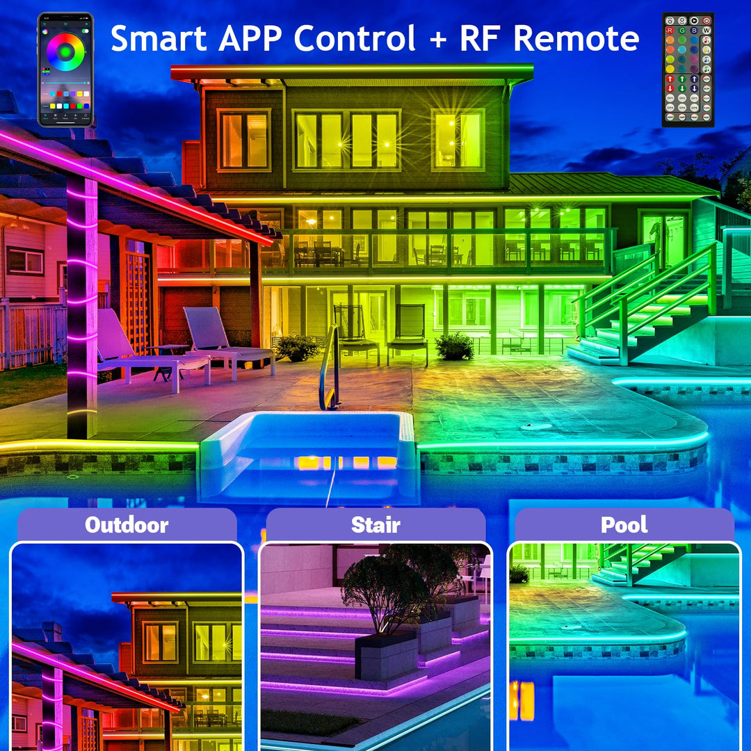 BowLift | MagicGlow - Simple vibrant outdoor lighting with app control