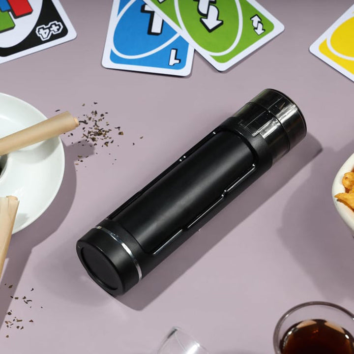 BowLift | Portable manual plastic cigarette shredder with double pipe