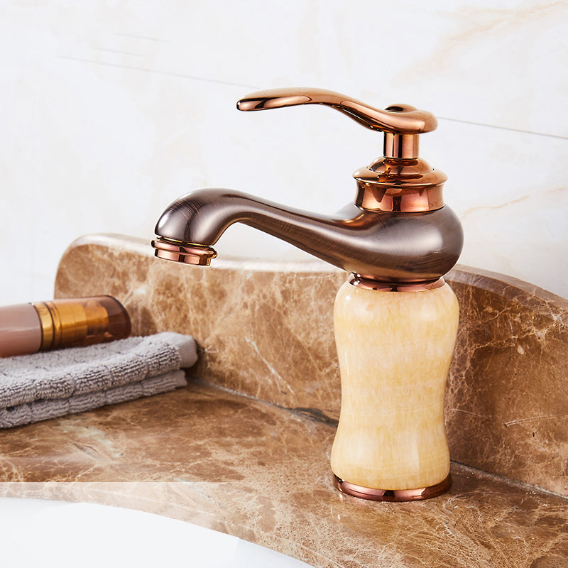 BowLift | Luxury Ship Basin Faucet Lever Handle Round Ship Basin Bathroom Faucet