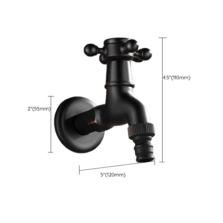 BowLift | Wide Bathroom Sink Faucet Wall-Mounted Cross Handle Faucet