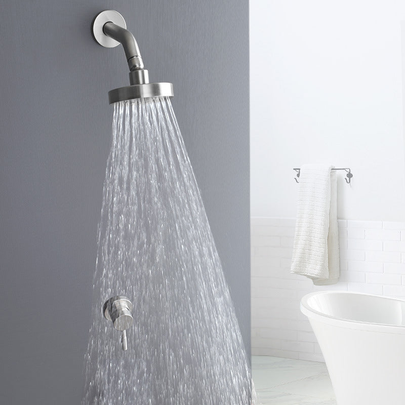 BowLift | Stainless Steel Shower Combination Round Fixed Shower Head with Shower Arm